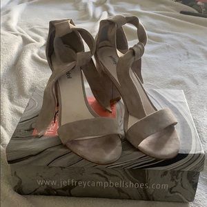 Jeffrey Campbell Tiffany Grey Suede Heel